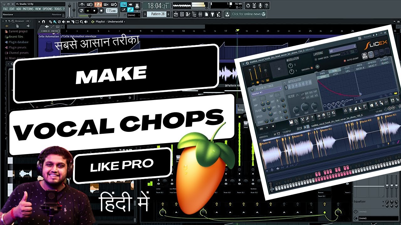 How To Make Vocal Chops Like Pro (Using Stock Plugins) - FL Studio With Kurfaat