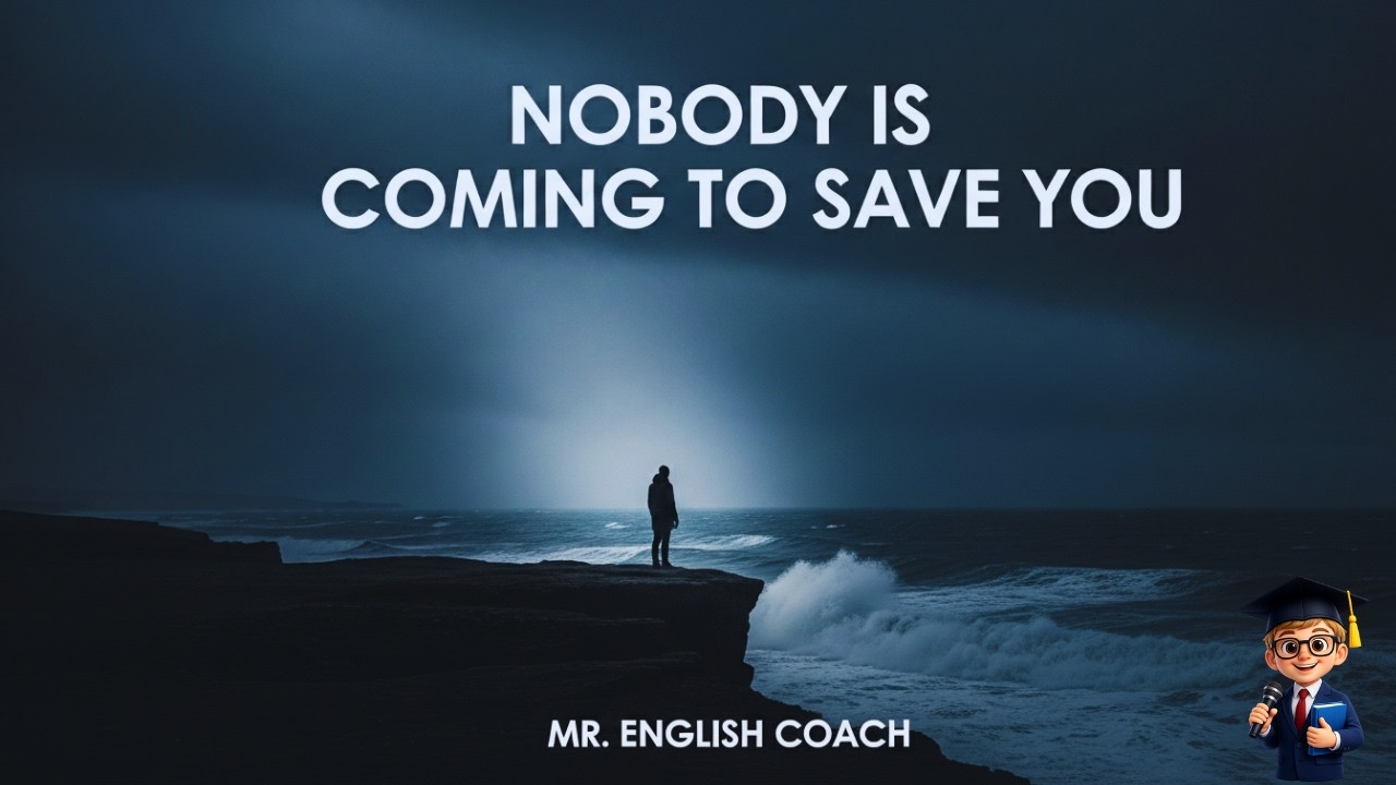 Nobody Is Coming to Save You | Mr. English Coach