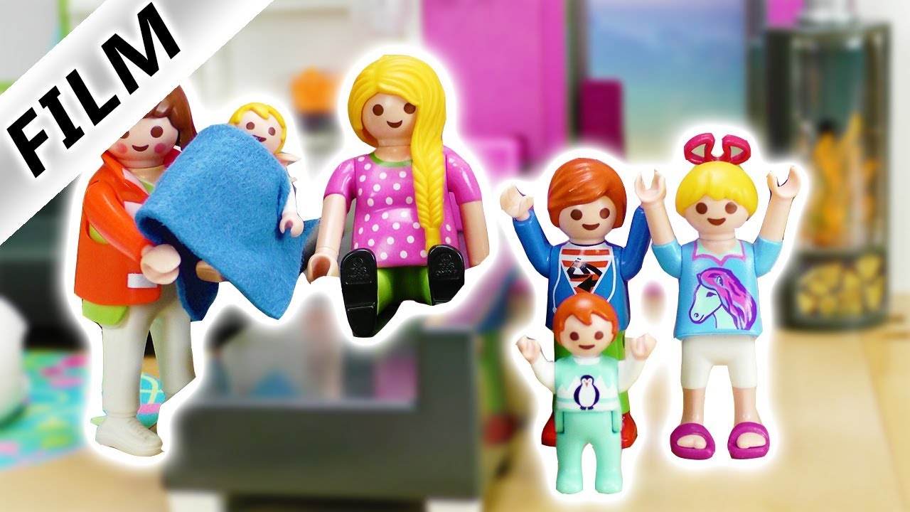Playmobil Film deutsch | GEBURT bei FAMILIE VOGEL zuhause | Babysitterin bekommt Baby | Kinderserie