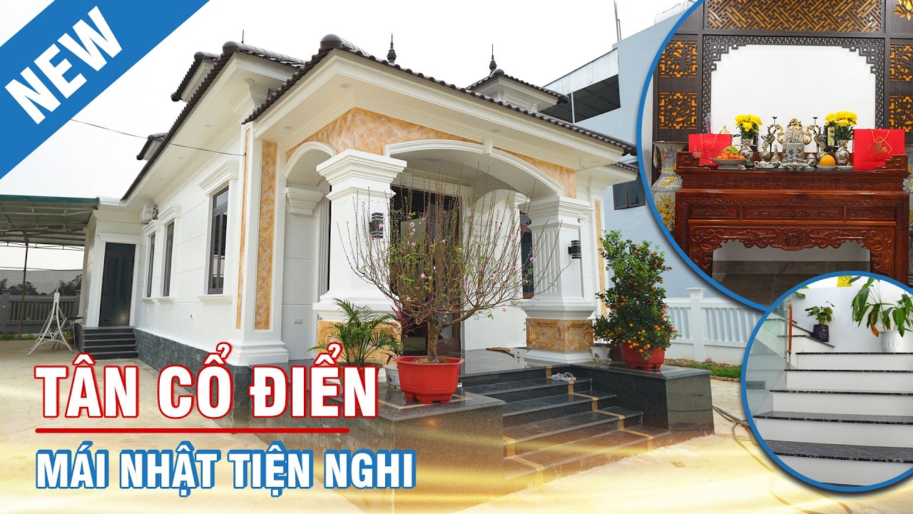Nhà vườn tân cổ điển bề thế được con cháu báo hiếu cho gia chủ