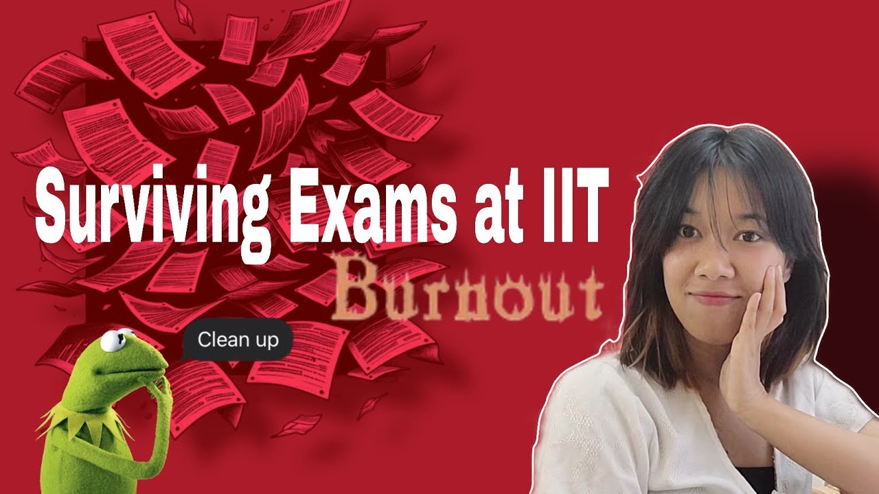 Midsem Exam Burnout| Clean-up | Surviving exams at IIT 