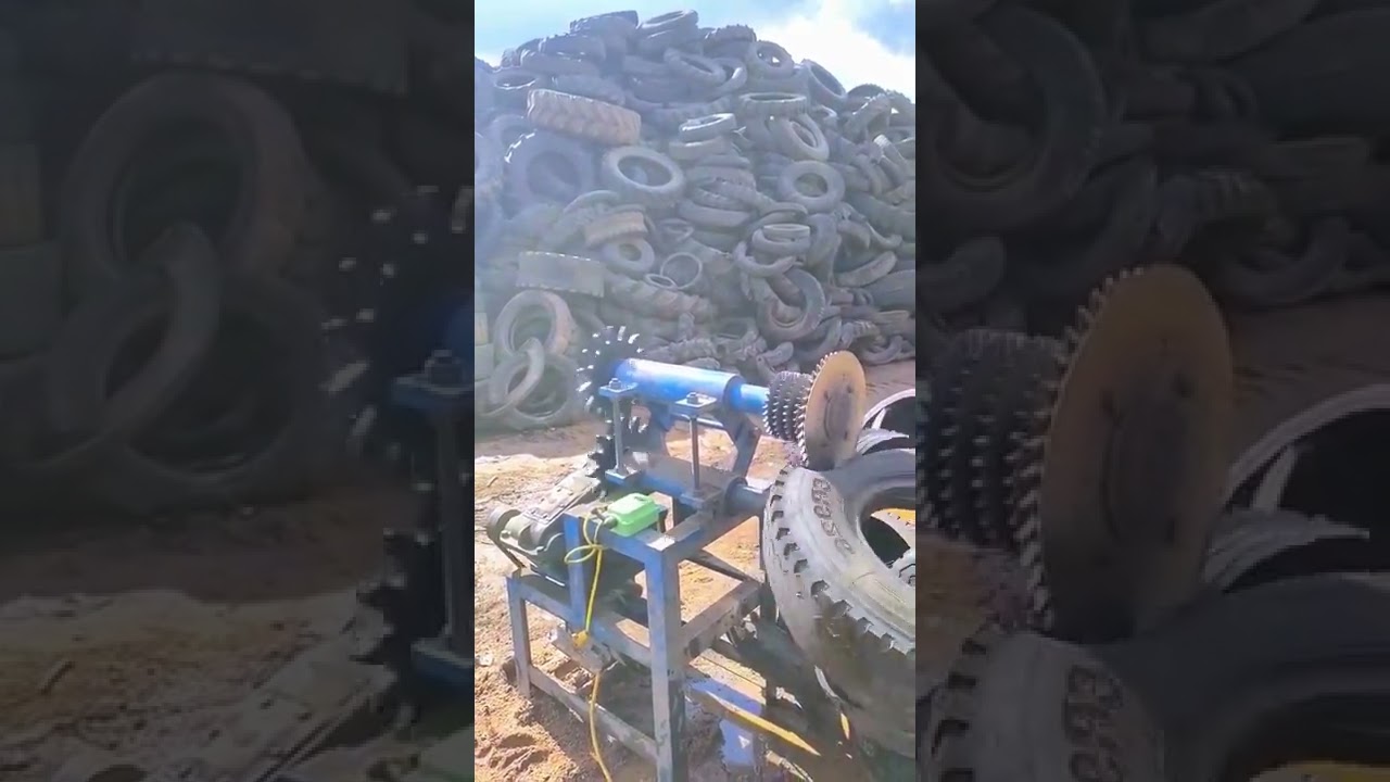 Waste tyre cutting and recycling tools- Good tools and machinery make work easy