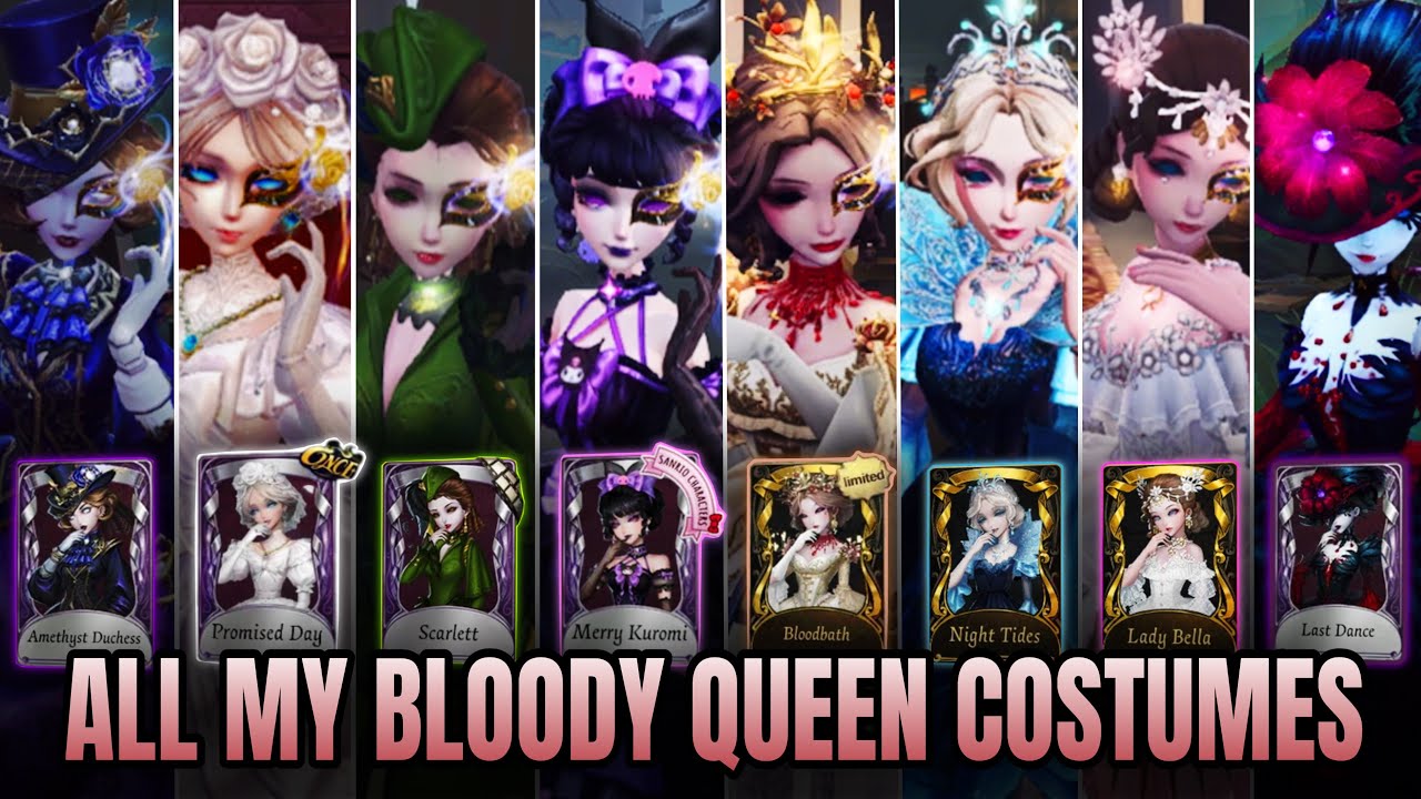 Getting ready for ARCHDUCHESS | Playing with all my Mary skins | Bloody Queen Gameplay - Identity V