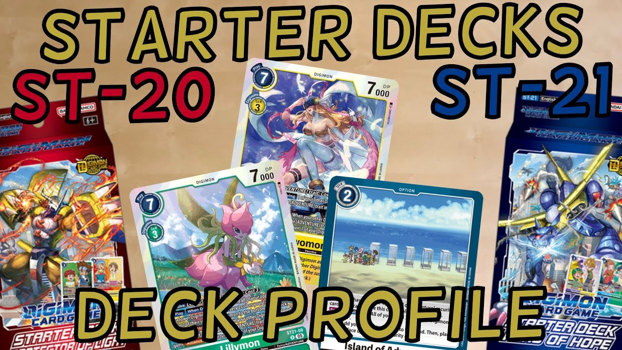 Adventure Deck Profile & Starter Deck Opening ST-20/ST-21 - Digimon TCG | GlowplasmaTCG