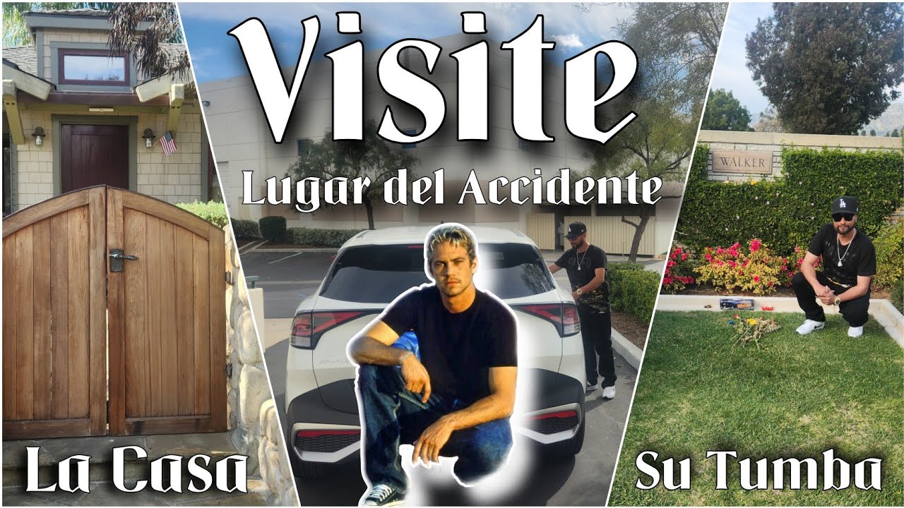 Visité La CASA, Lugar del ACCIDENTE y La TUMBA del Actor de la Película Rápido Y Furioso Paul Walker