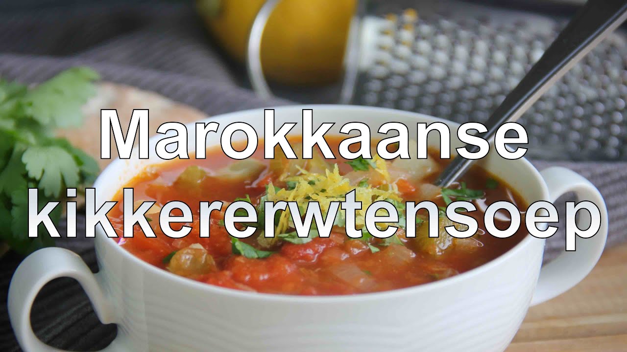 Marokkaanse kikkererwtensoep recept