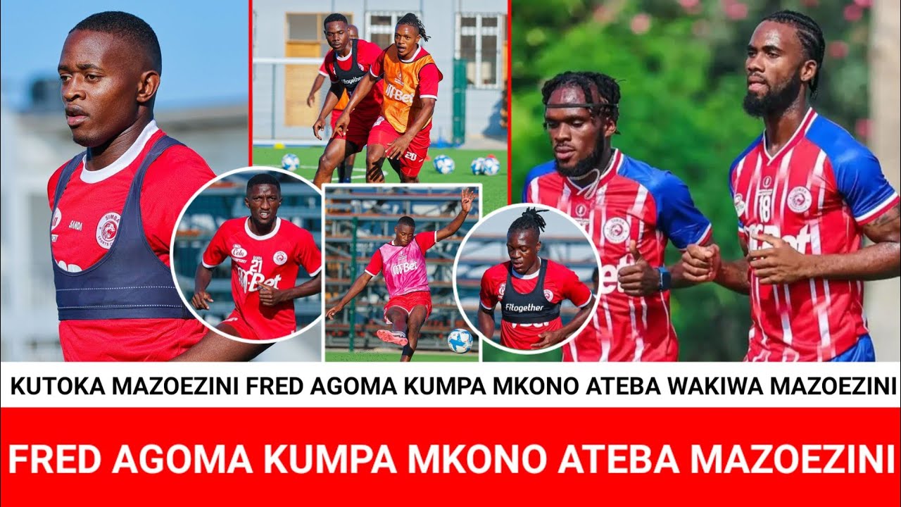 KUTOKA MAZOEZINI SIMBA FRED AGOMA KUMPA MKONO ATEBA BAADA KUTOLEWA SUB MAZOEZINI HII LEO