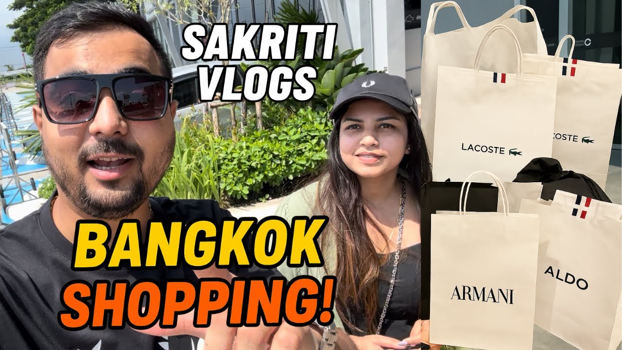 We Went Crazy Shopping at Bangkok’s Luxury Outlet – Central Village! #bangkokshopping #sakritivlogs