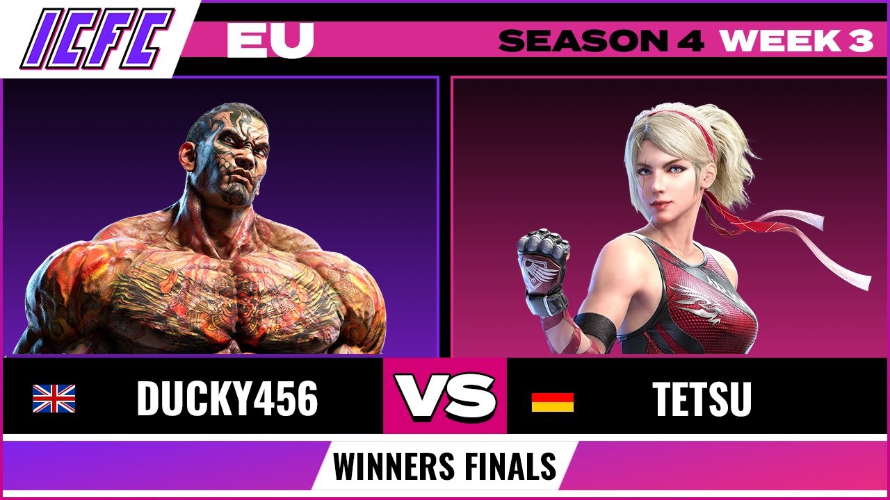Tetsu (Lidia) против Ducky456 (Fahkumram) — финал победителей ICFC Tekken 7 EU, сезон 4, неделя 3