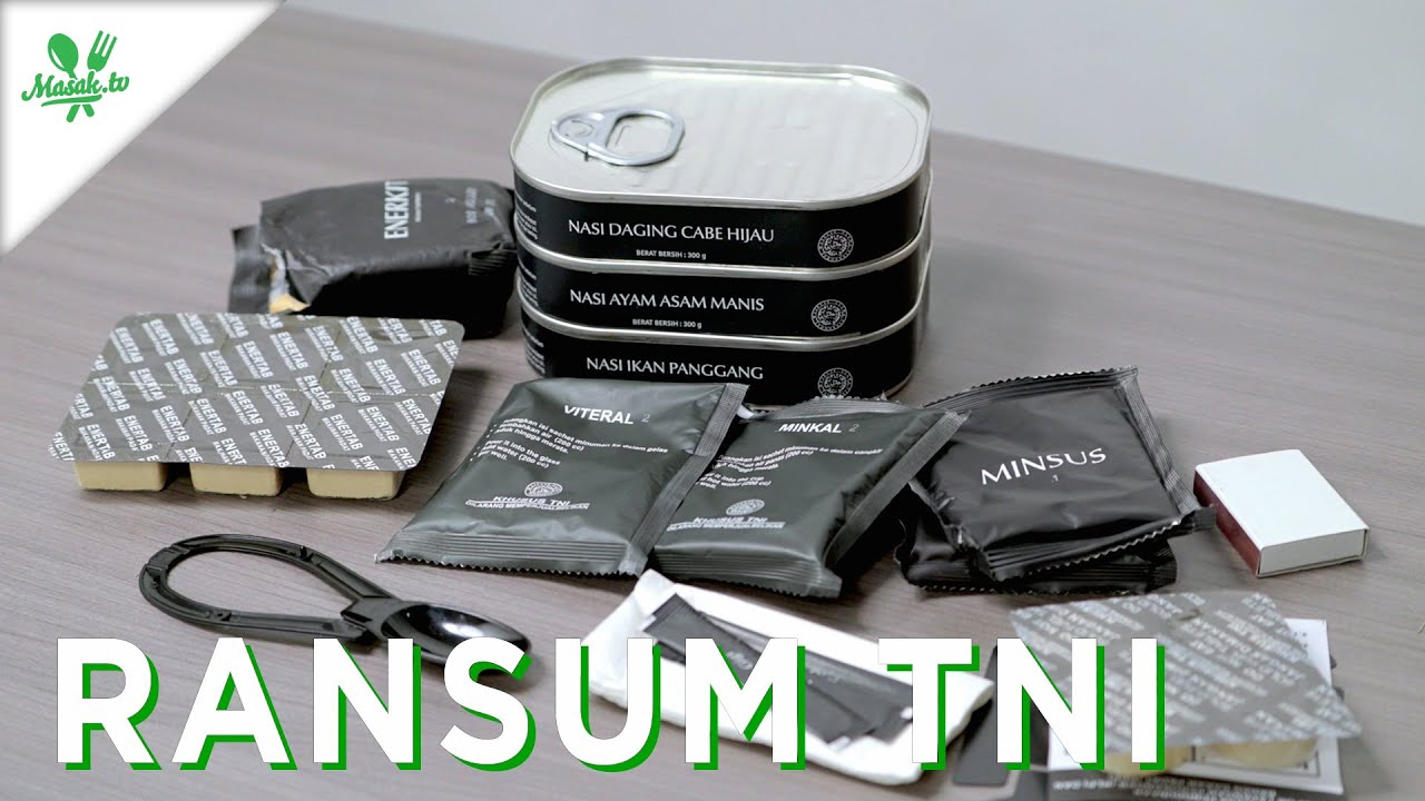 NYOBAIN RANSUM TENTARA INDONESIA! | UNBOXING