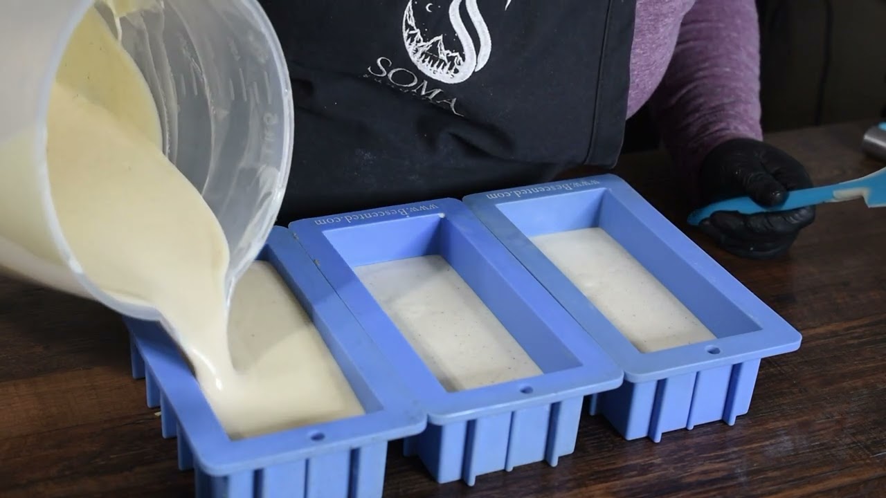 Oatmeal, Milk & Honey Butter Bars 🍯 Homemade Soap Making