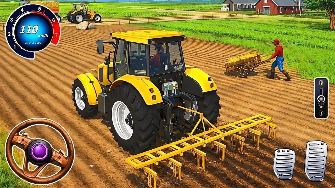 Real Tractor Driving Simulator 3D 🚜 | Ultimate Farming Gameplay | Android 2026