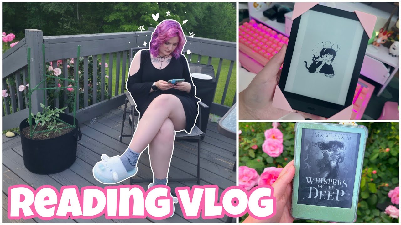e-reader unboxing & magical reads 🐚🧜🏻‍♀️🧚🏻‍♀️ | reading vlog |