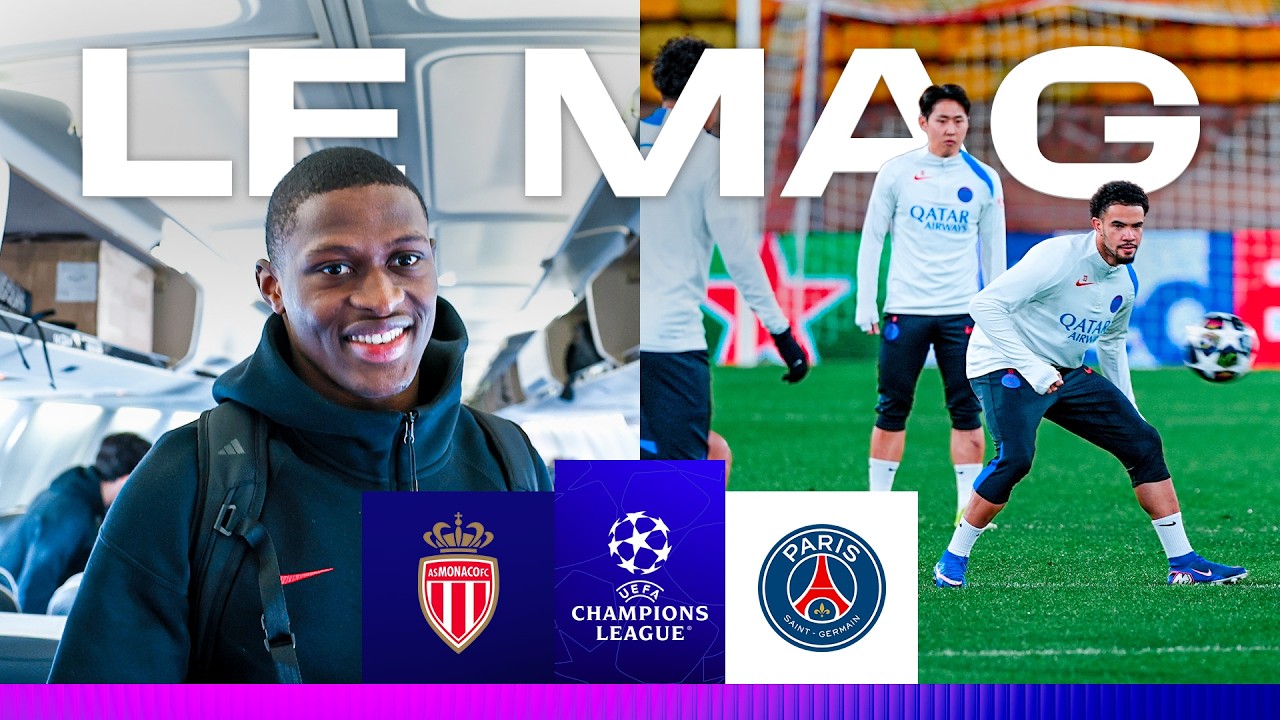 La prépa d'AS Monaco 🆚 PSG ! 📺