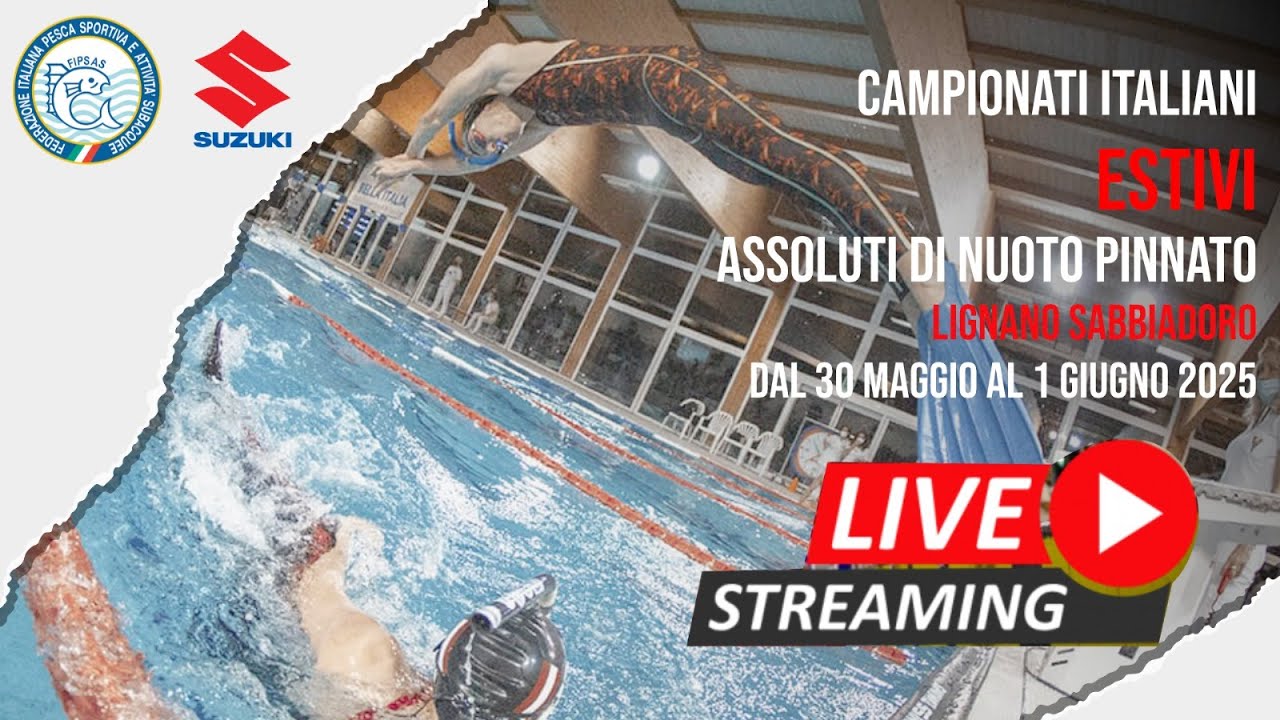 Campionati Italiani ESTIVI Ass. di Nuoto Pinnato - Lignano Sabbiadoro 31 Maggio 2025 - Pomeriggio