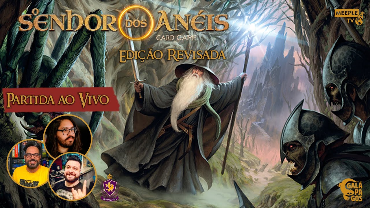 O Senhor dos Anéis Card Game : Edição Revisada - Partida ao Vivo