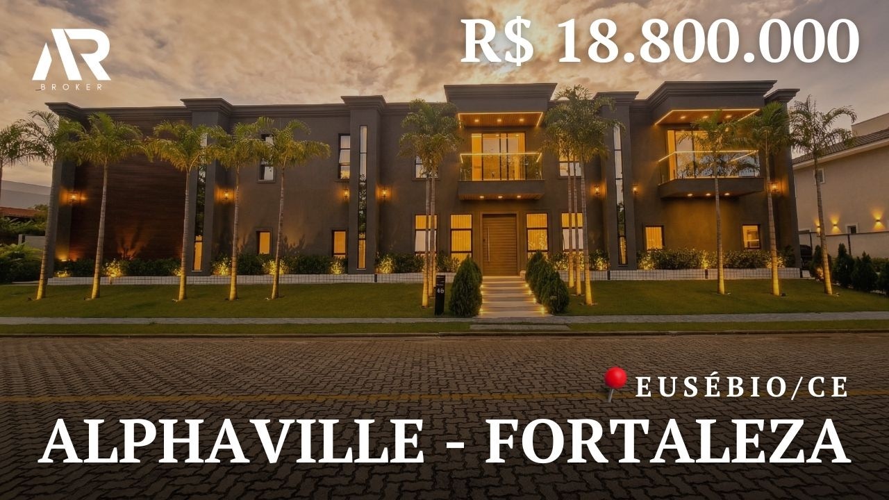 VIVA NA MAIOR CASA DE ALTO LUXO NO ALPHAVILLE FORTALEZA