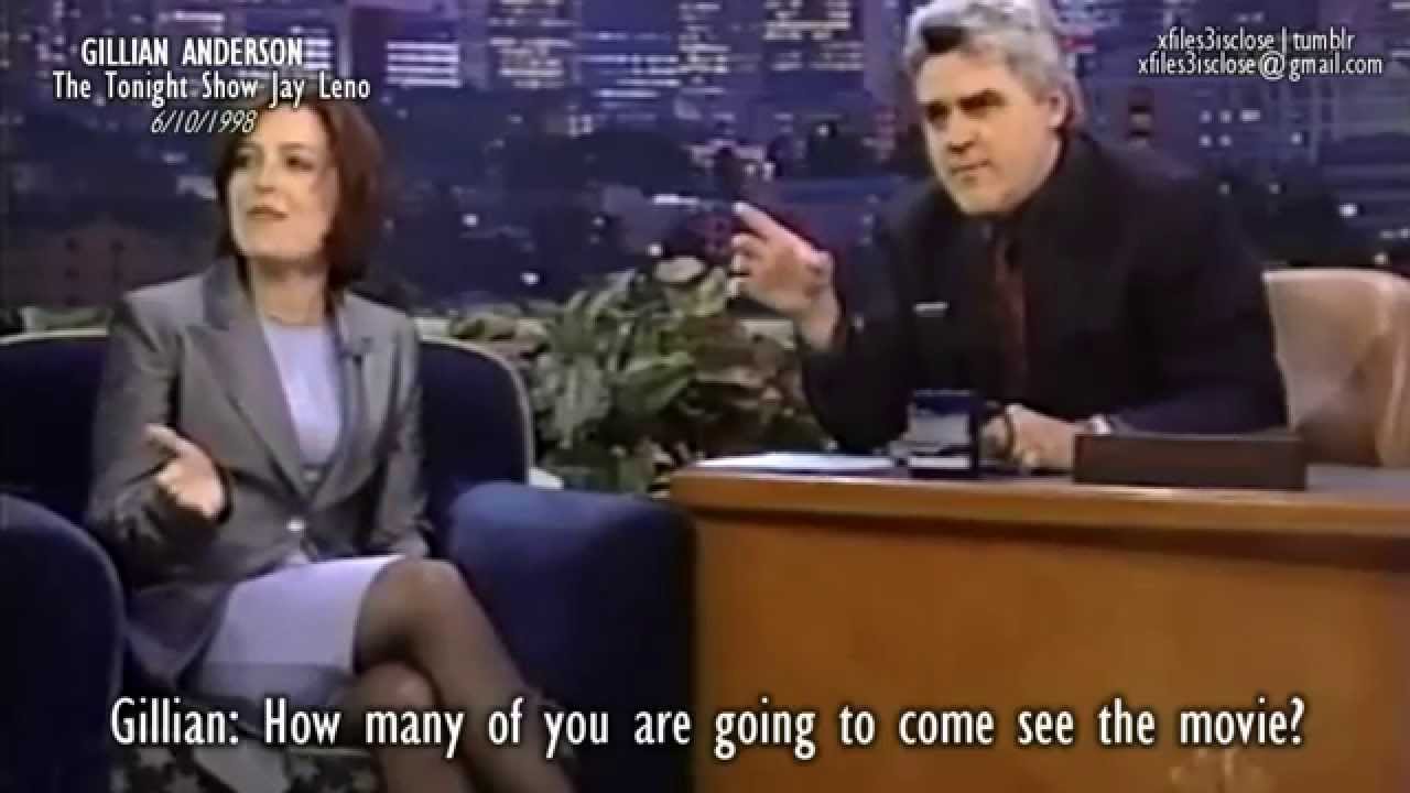 Gillian Anderson - The Tonight Show Jay Leno 1998