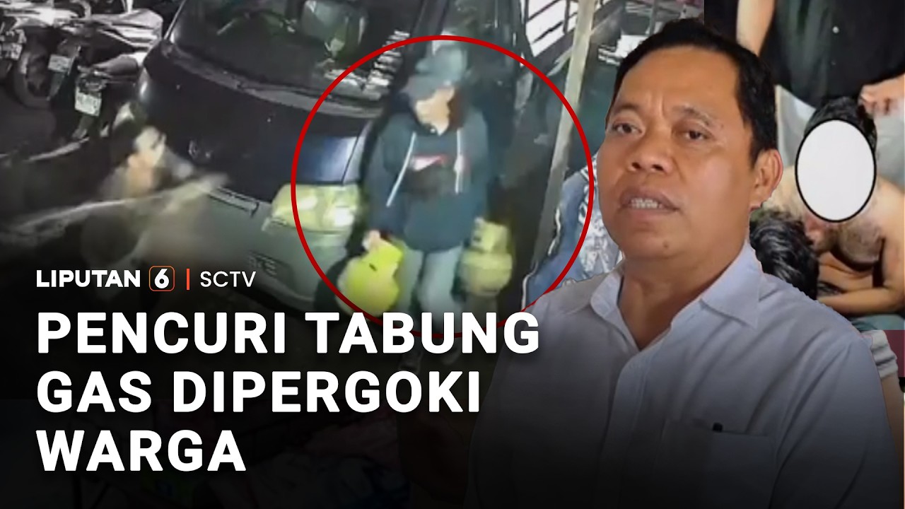 Pencuri Tabung Gas Dipergoki Warga | Liputan 6