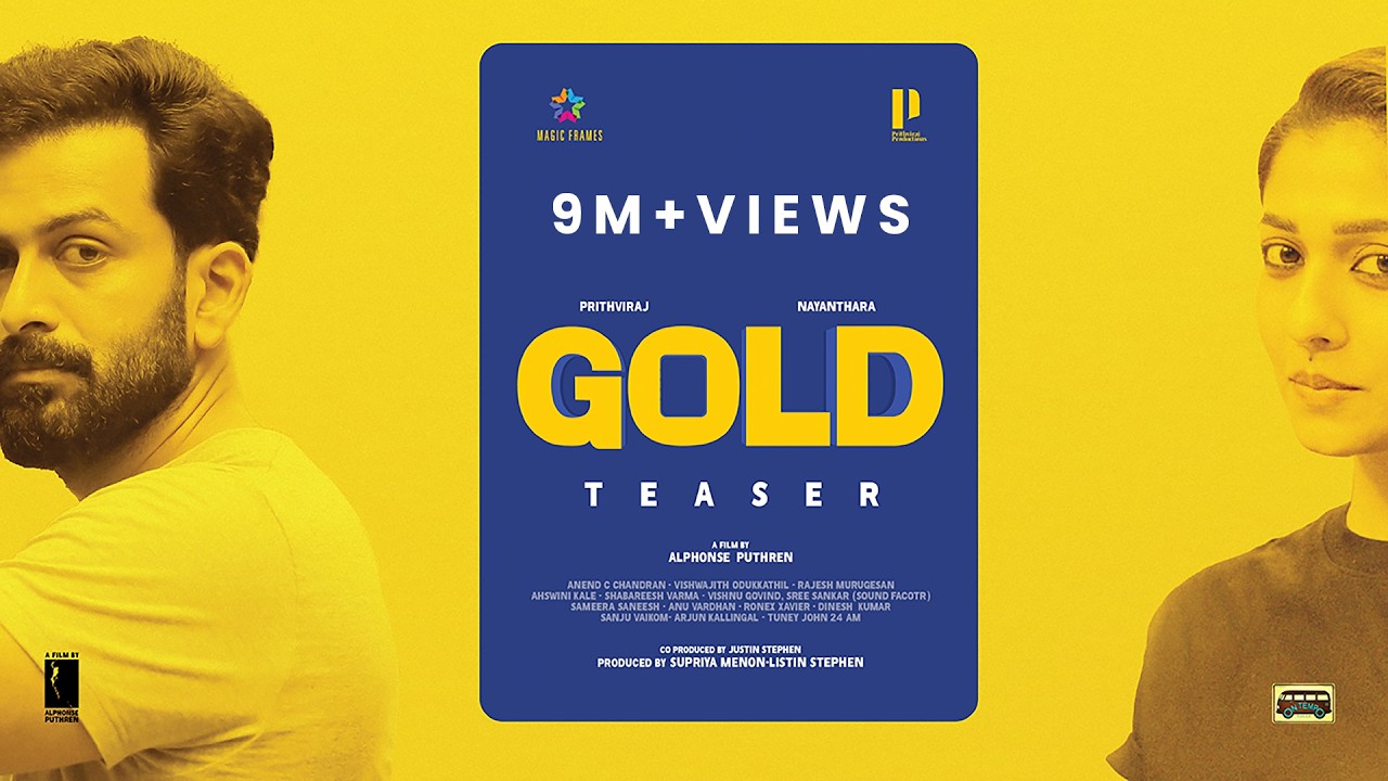 Gold Malayalam Movie Teaser | Prithviraj Sukumaran | Nayanthara | Alphonse Puthren | Ajmal Amir