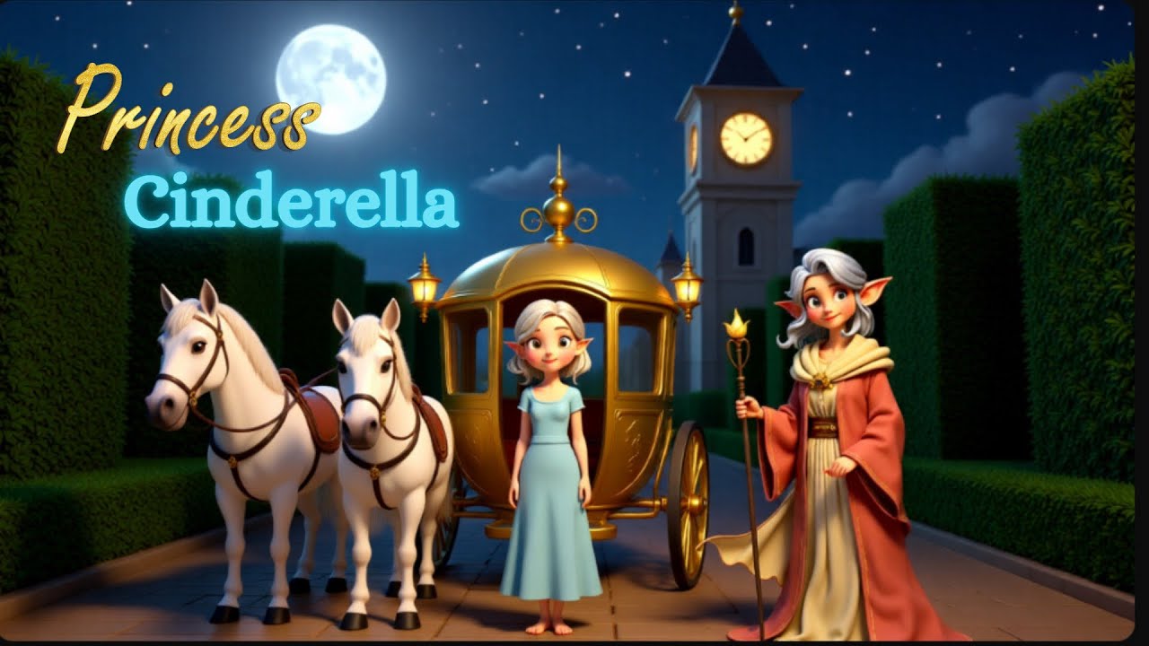 Cinderella 👑✨ | Magical Fairy Tale Story for Kids | Bedtime Story | @AndyCam-06