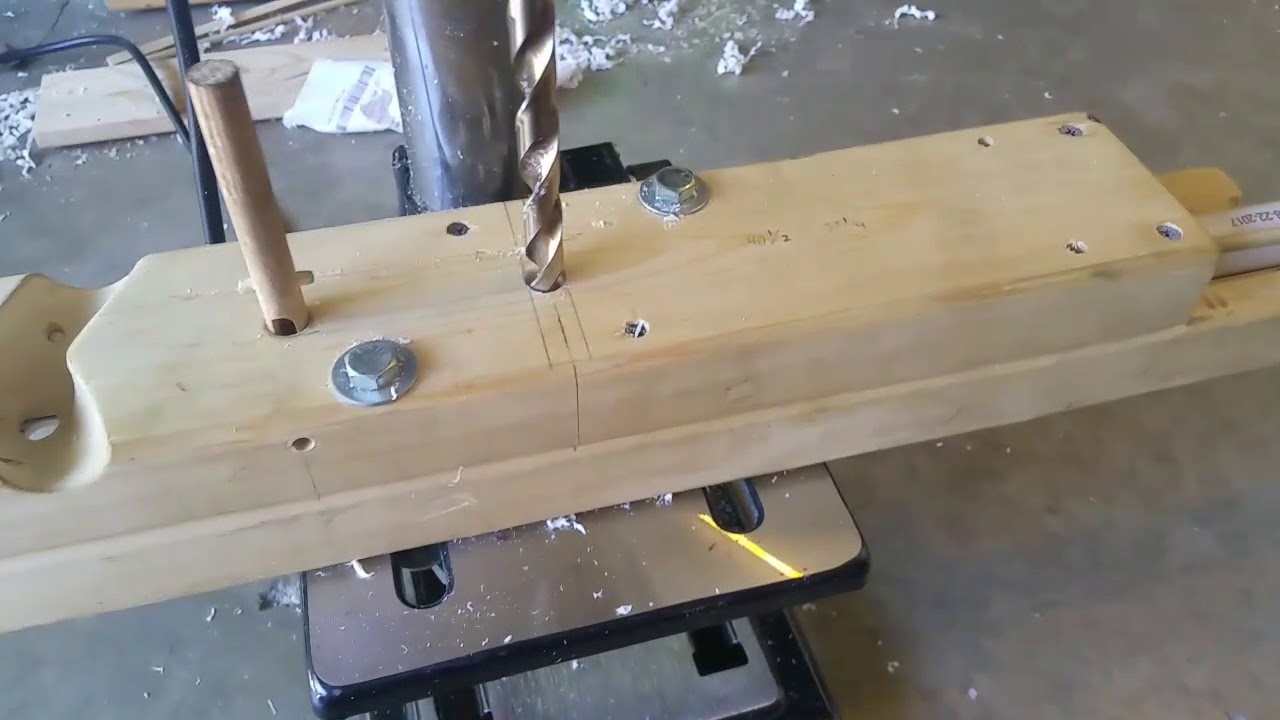 Tube drilling process