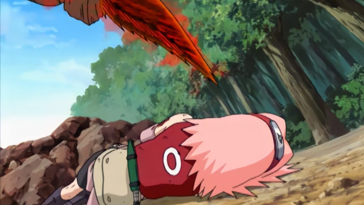 Naruto 4 colas Golpea a Sakura  / Sakura ve por primera vez a kyuubi 4 colas - Español Latino