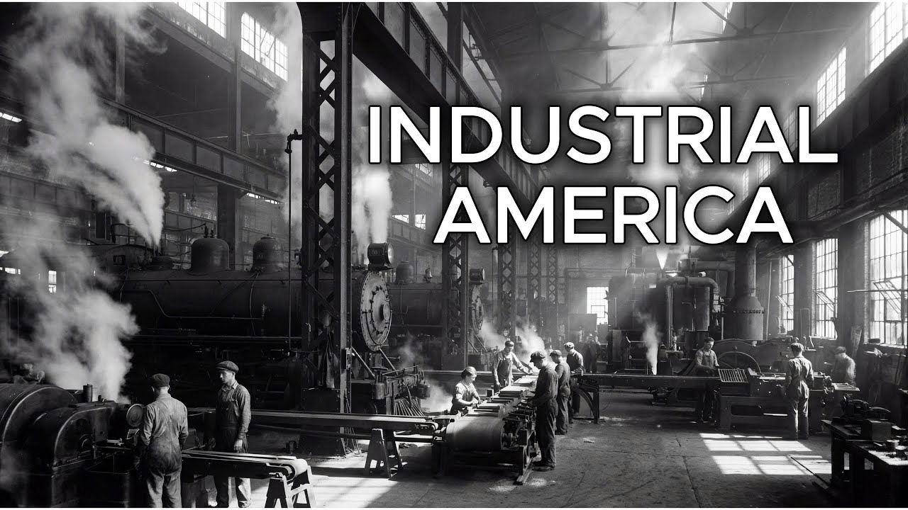 Inside Industrial America | Rare 1910s Black-and-White Film