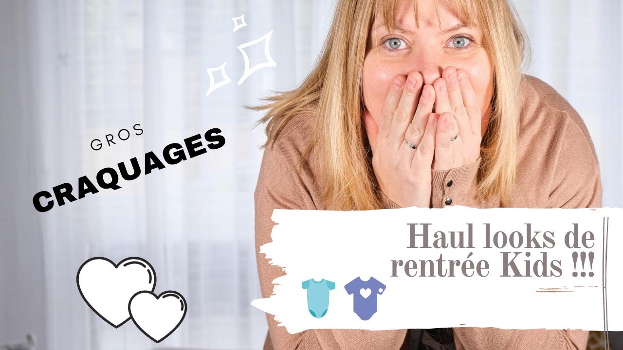 [HAUL] GROS CRAQUAGE SHOPPING ENFANTS POUR LA RENTRÉE