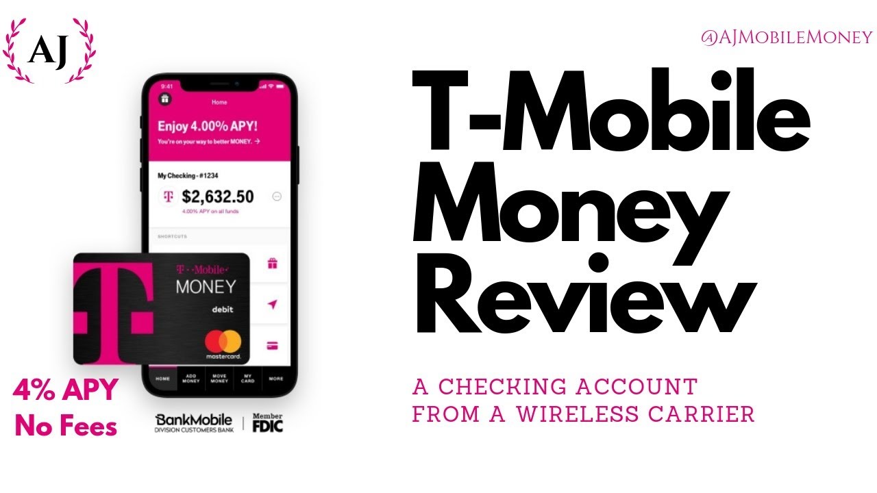T-Mobile Money Review - The Un-Carrier Checking Account 4% | Best Checking Account T Mobile Money