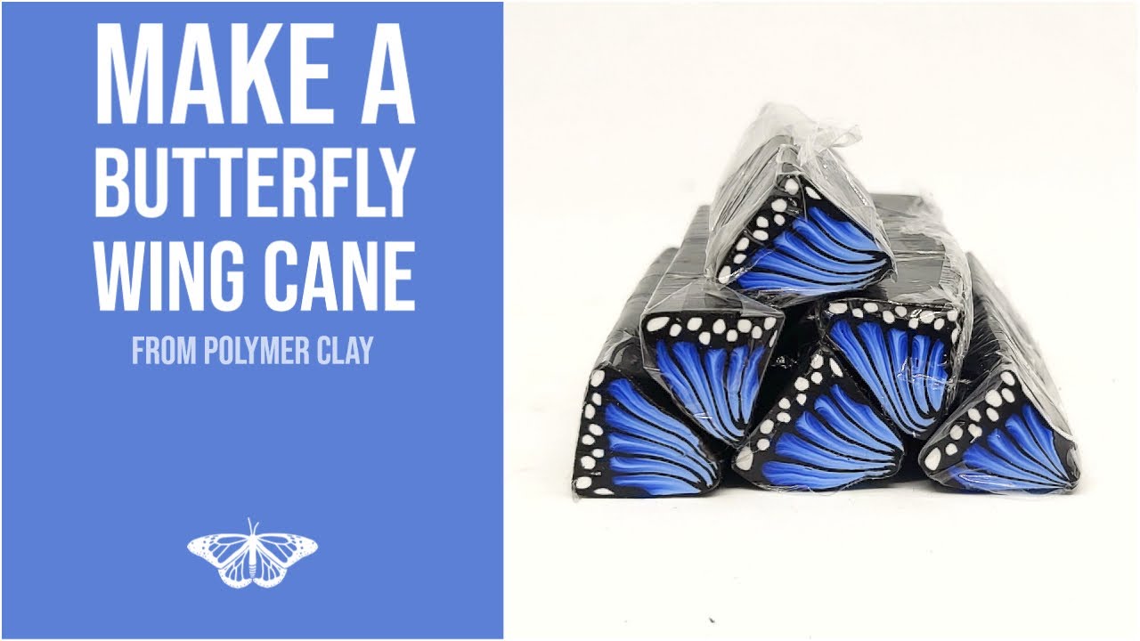 Make a Butterfly Wing Cane from Polymer Clay