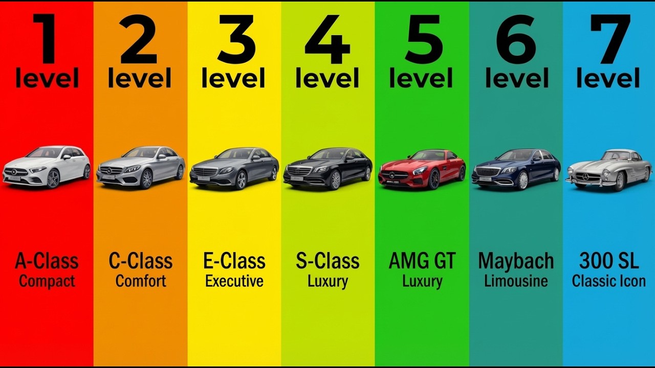 The 7 Levels of Mercedes