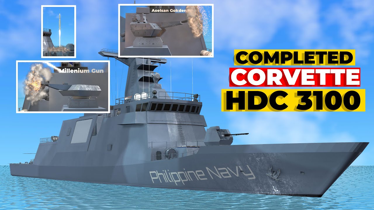 Loaded Corvette HDC 3100 - Philippine Navy