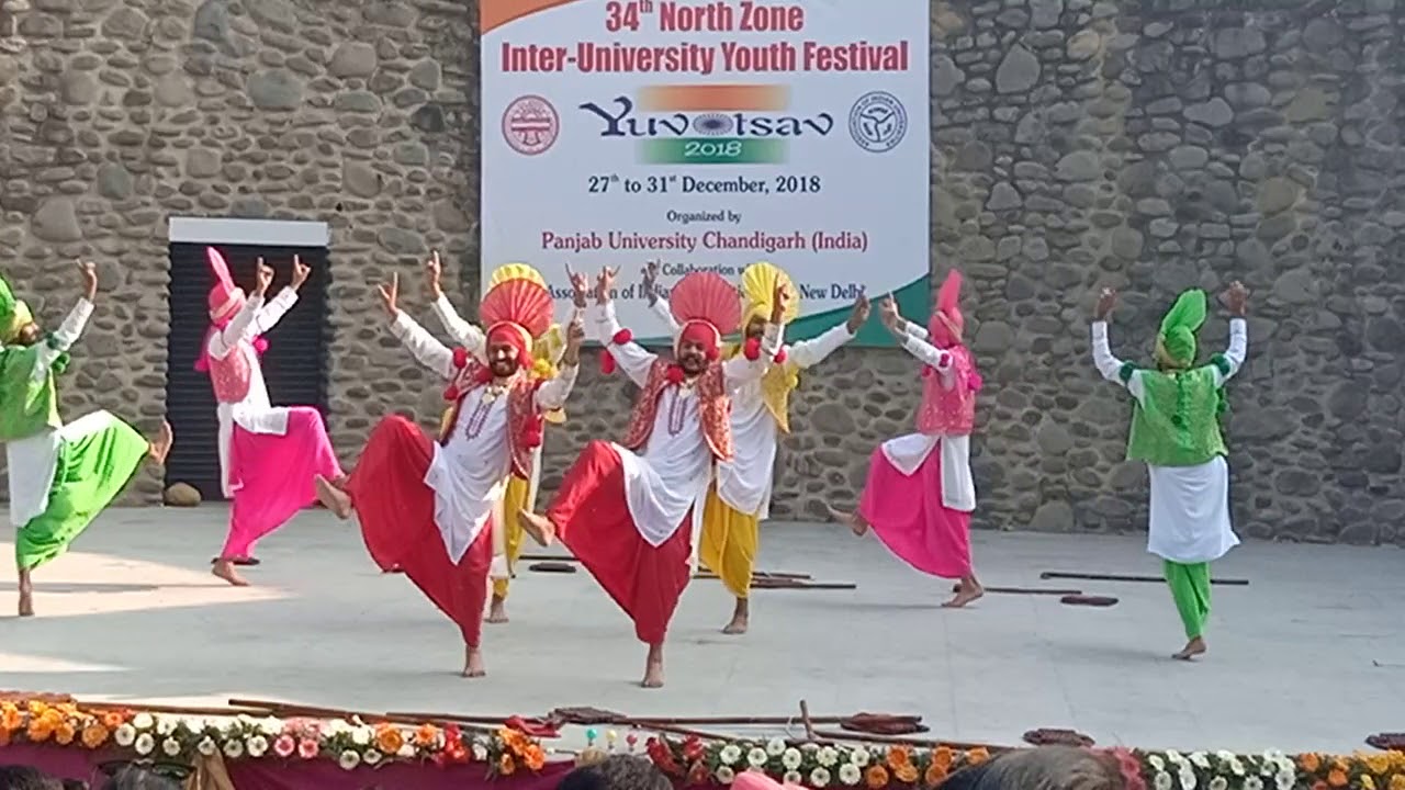 CDLU SIRSA BHANGRA AT PANJAB UNIVERSITY 