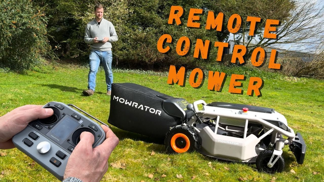 Remote Control Or Robotic Lawn Mower? We REVIEW the NEW Mowrator 21