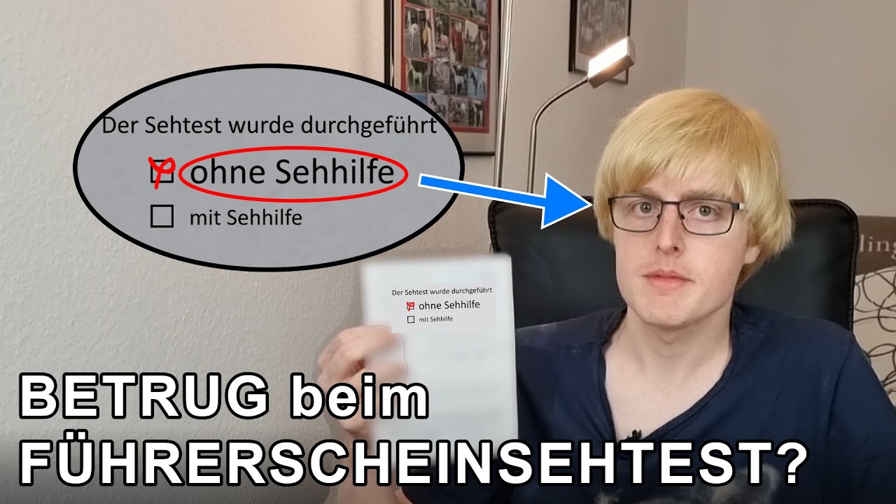 BETRUG beim FÜHRERSCHEINSEHTEST? - Ich teste Optiker (Teil 1)