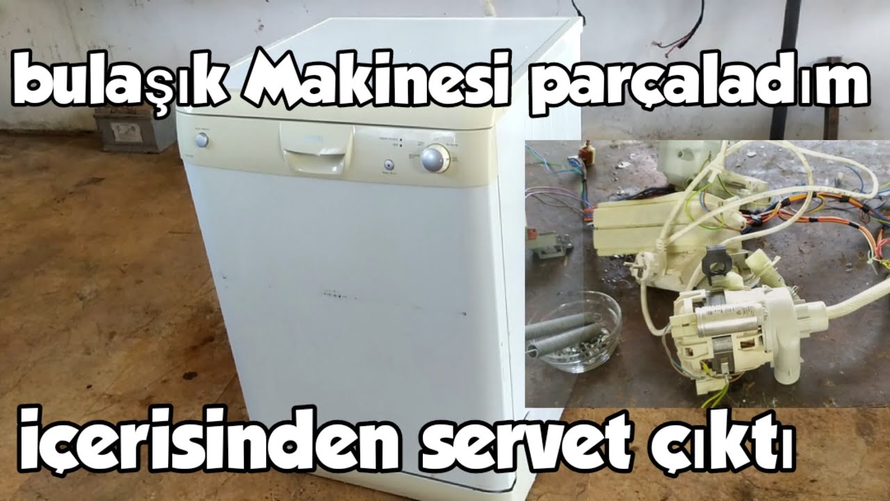 BULAŞIK MAKİNESİ PARÇALADIM İÇİNDEN SERVET ÇIKTI - BULAŞIK MAKİNESİ İLE NELER YAPILABİLİR