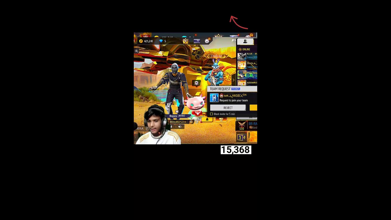 🔴[Live] - Grandmaster Region Push 🔥 Free Fire Live... #shorts  #livestream