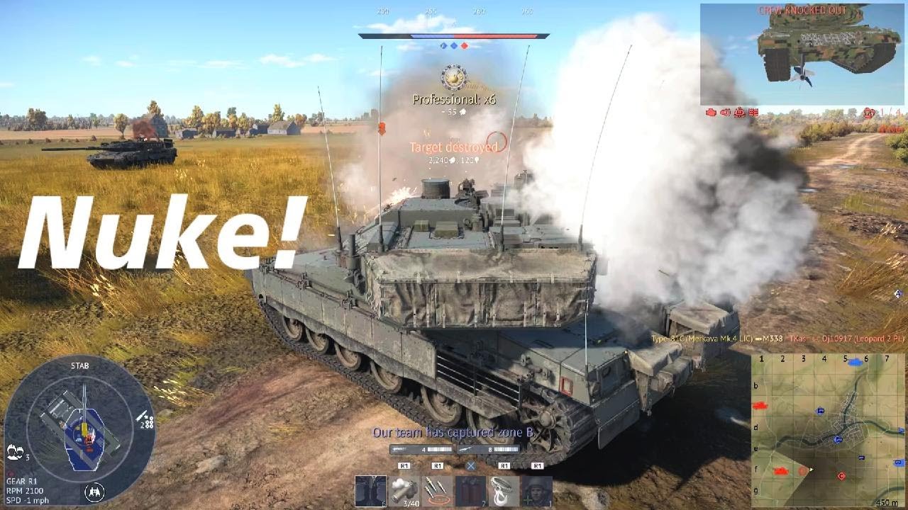 [Warthunder] Merkava Nuke Gameplay
