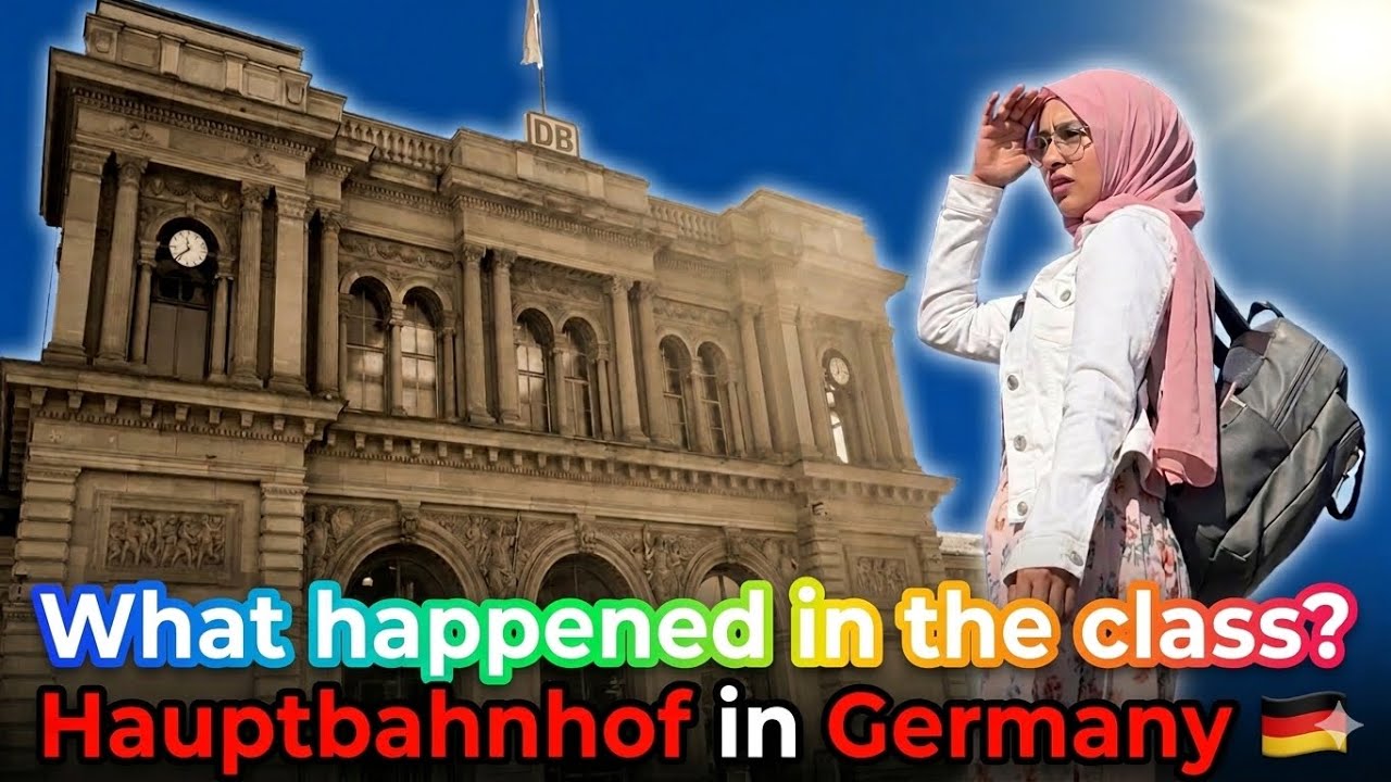 Class main kia howa😱 | Hauptbahnhof of 🇩🇪| Real Day of My Life 💝
