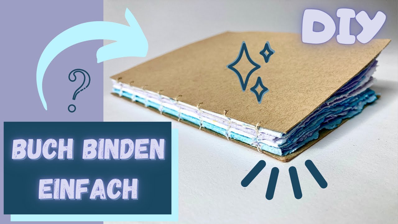 BUCH BINDEN EINFACH 📔| kettle stitch DIY | 2023 | Creative FIDI