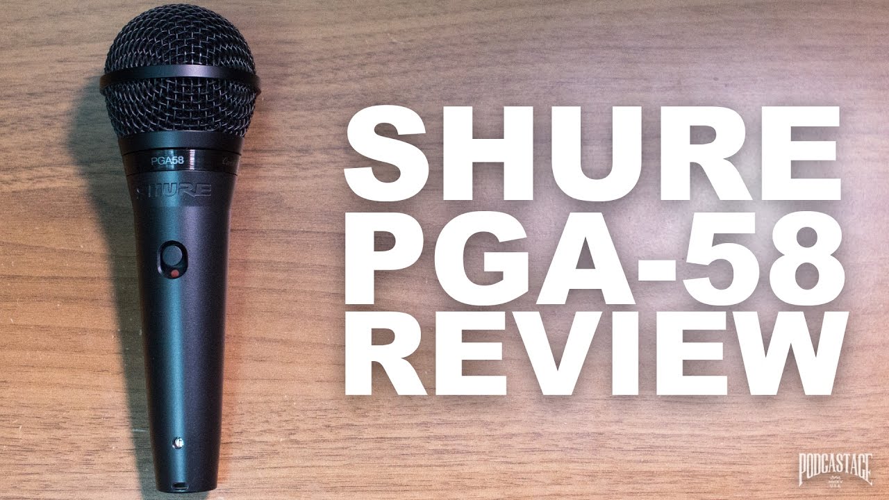Обзор/тест динамического микрофона Shure PGA58