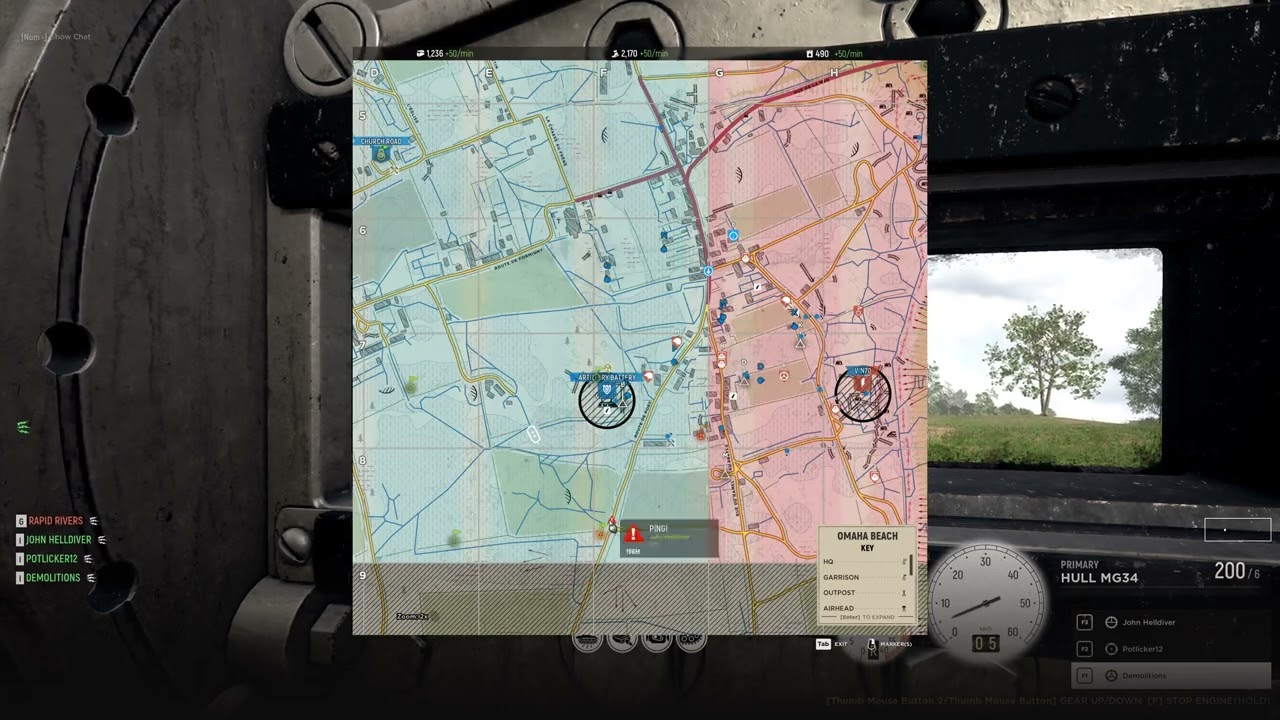 Hell Let Loose - Slick Jumbo 76 kill with a Panzer IV