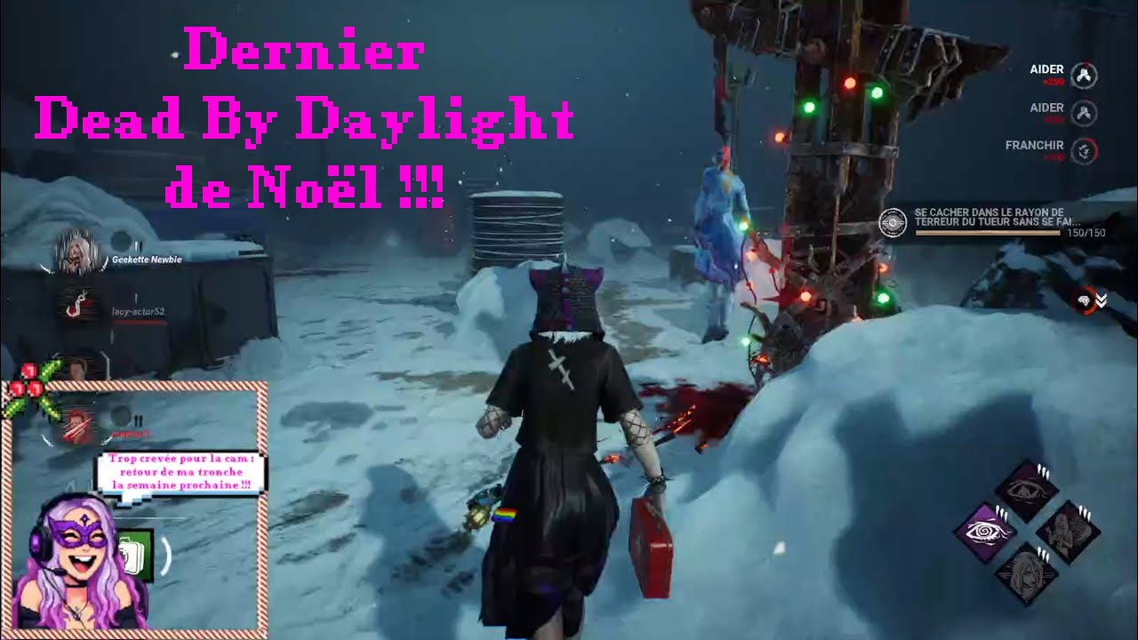 Soirée stream Dead By Daylight de Noël !!!