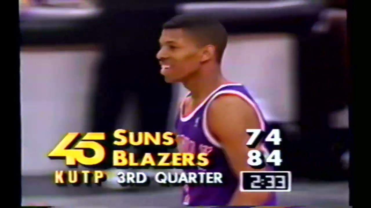 1991,Phoenix Suns at Portland Trail Blazers,