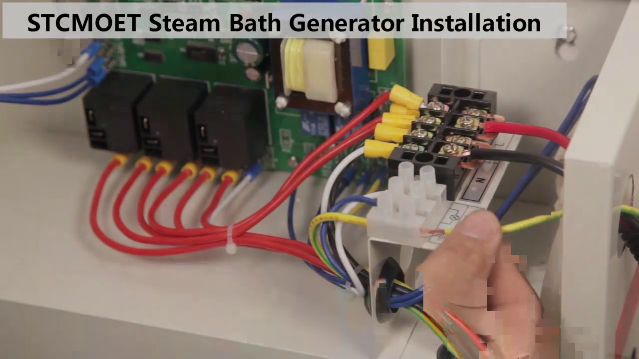 How to install STCMOET Steam Bath Generator