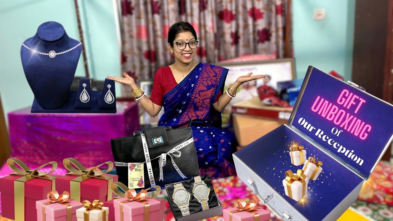 Reception এর Gift Unboxing করলাম🎁|| Unboxing Video || Gift Unboxing Vlog