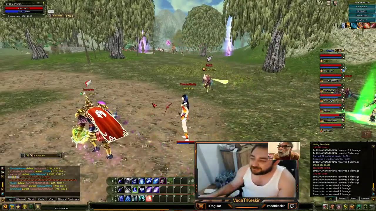 KNİGHT ONLİNE TWİTCHTEN KESİTLER #9 BÖLÜM  #knightonline #nttgame #twitch #mmorpg
