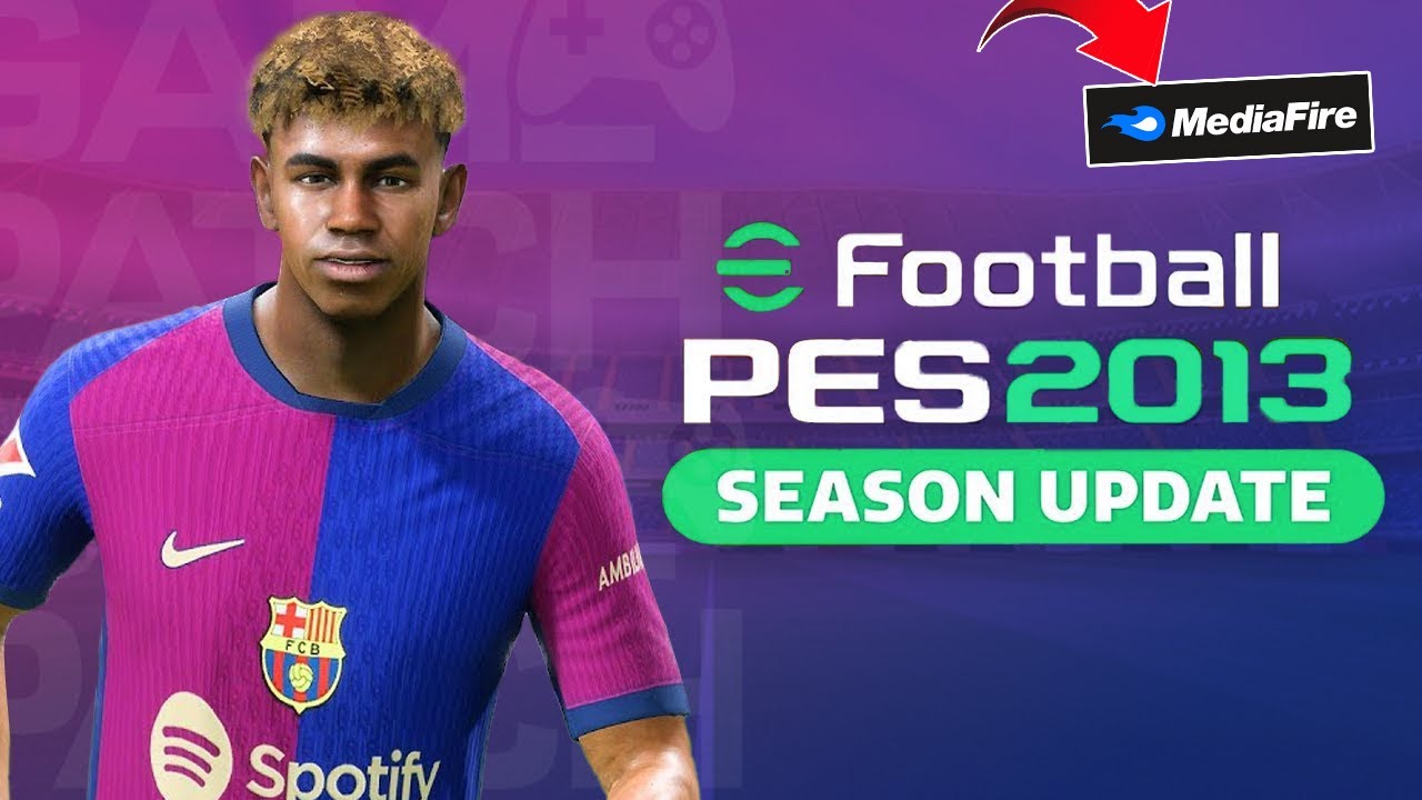 FULL UPDATE! CARA INSTALL PES 2013 UPDATE PATCH 2024/2025 DI LAPTOP ATAU PC