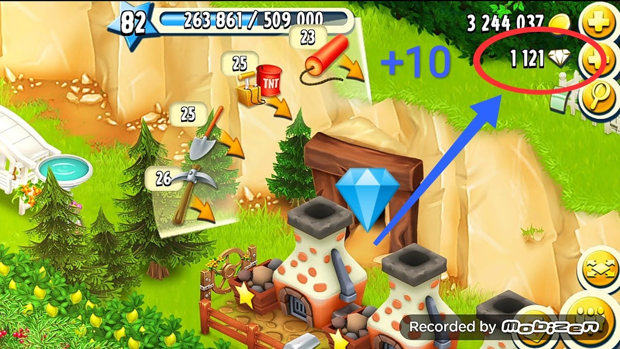 Hay Day#92. Сколько нужно ТНТ чтобы получить 10 алмазов с шахты!? 22 уровень в городе)